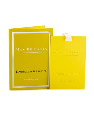Card parfumat, Lemongrass Ginger, Classic - MAX BENJAMIN